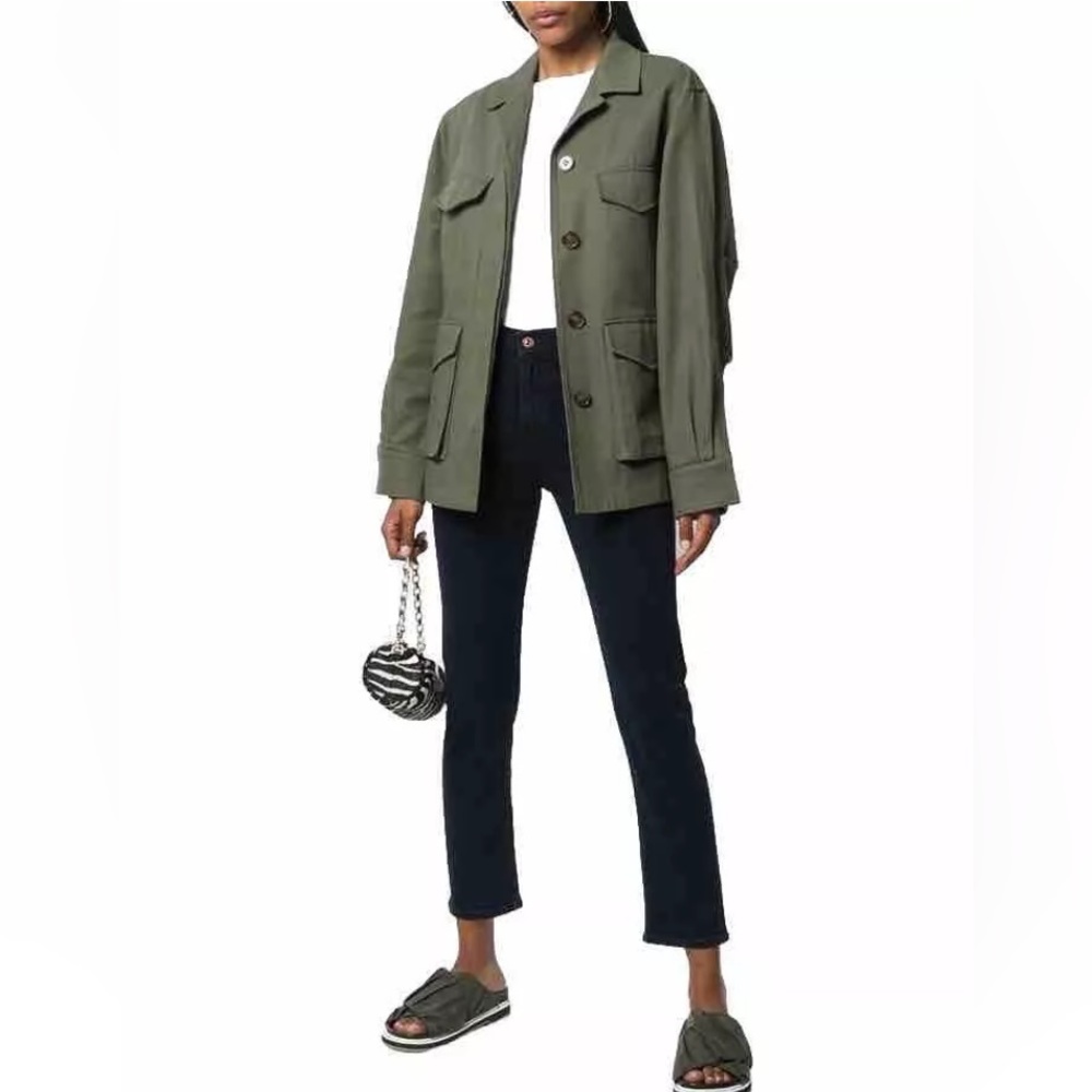 COH "HARLOW HIGH-RISE SLIM" Stretch Ankle Jeans In "INK BLUE"